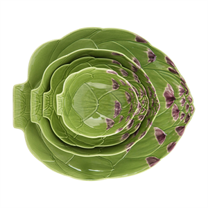 Bordallo Pinheiro Green Artichoke Bowl Large